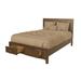 Latitude Run® Hamra Low Profile Storage Platform Bed Wood in White/Brown | Full | Wayfair 2C43ACEDC76A4A01925139B9C88AFE55