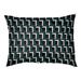 Wrought Studio™ Tuileries Football Luxury Outdoor Dog Pillow Metal in Green/White/Black | Extra Large (50" W x 40" D x 6" H) | Wayfair