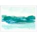 Wade Logan® Teal Coast I by June Erica Vess - Picture Frame Painting Paper, Cotton in Blue/Green | 18"H x 12"W | Wayfair