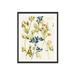 Joss & Main Blush Buds II by Jennifer Goldberger - Picture Frame Painting Paper in Gray/Green/White | 8"H x 12"W | Wayfair