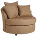 Barrel Chair - Andover Mills™ Alsup Barrel Chair, Wood in Red/White | Wayfair 6792C7622D504B0E8A5D145404526584