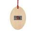 The Holiday Aisle® Spams the Death Mount Wooden Christmas Holiday Shaped Ornament Wood in Brown/Gray/Orange | 3 H x 3 W x 1 D in | Wayfair