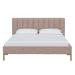 AllModern Tomas Upholstered Low Profile Platform Bed Metal in Brown | Full/Double | Wayfair 45357CCC10944525908CB871F2D0E2C7