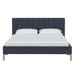 AllModern Tomas Upholstered Low Profile Platform Bed Upholstered, Metal in Brown | California King | Wayfair DCDF9BC74A11470797B34F452CD1BA0F