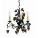 2nd Ave Lighting Vineyard 3 - Light Candle Style Classic/Traditional Chandelier Metal in Black | Wayfair 117174.071U.BT