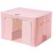 Rebrilliant Cloth Storage Fabric Box Fabric in Pink | 9.05 H x 17.71 W x 13.77 D in | Wayfair 560637B4DDDD4135AD1BA460A27FB9F8