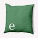 Latitude Run® Polyfill Indoor/Outdoor Square Throw Cushion Polyester/Polyfill blend in Green | 20 H x 20 W x 7 D in | Wayfair