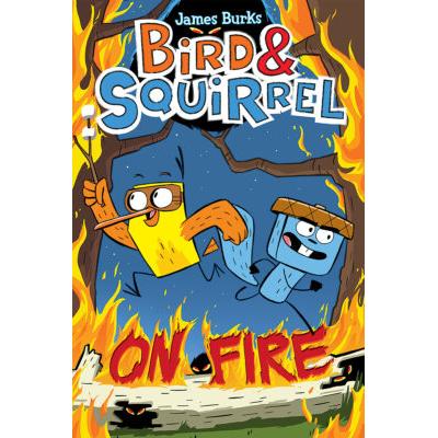 Bird & Squirrel on Fire (Book #4) (paperback) - by James Burks