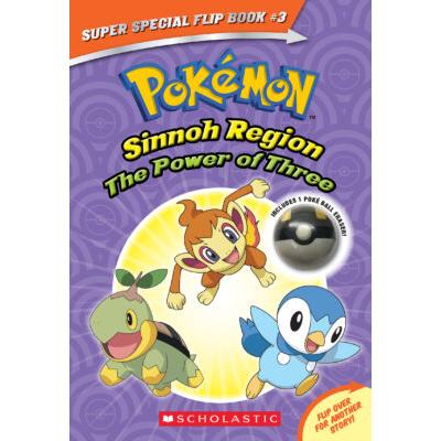 Pokemon Super Special Flip Book #3: Sinnoh Region/Hoenn Region (with Poke ball eraser!) (paperback)