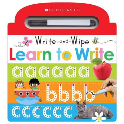 Scholastic Early Learners: Write and Wipe Learn to Write