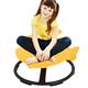 Sensory Toy Spinning Fish，Kids Swivel Chair Sensory Swing for Autism, Sit and Spin Chair Training Body Coordination Sensory Balance Training Seat Kid Spinning Carousel, Ages 3-12 (Yellow)