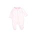 Child of Mine by Carter's Long Sleeve Outfit: Pink Bottoms - Size 0-3 Month