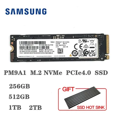 Samsung – disque dur interne SSD M.2 nvme pcie PM9A1 avec capacité de 256 go 512 go 1 to TLC