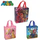 Sac à main non tissé Super Mario Bros sac cadeau Anime Princess Peach sac d'emballage de bonbons