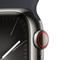 Apple Watch Series 9 GPS + Cellular Cassa 41m in Acciaio inossidabile Grafite con Cinturino Sport Band Mezzanotte - S/M