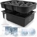 Zulay Kitchen Silicone Ice Cube Trays Set of 2