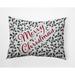 Merry Christmas with Holly Indoor/Outdoor Throw Pillow