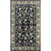 Vegetable Dye Art Deco Chinese Foyer Rug Hand-Knotted Wool Carpet - 2'11"x 4'9"