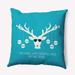 Cool Christmas Deer Indoor/Outdoor Throw Pillow