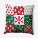 Quilted Christmas Accent Pillow