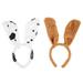 TOYMYTOY 2pcs Puppy Ears Costume Dog Ears Headband Halloween Cosplay Headband Photo Props