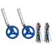 1 Set Common Children Bike Auxiliary Wheels Bike Training Wheels Children Bike Balance Stabilizer Wheels with Ribbon for Bike Kids Children (Random Color Rack)