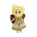 Cute Zodiac Animal Doll Flexible Baby Princess Toy with Removable Outfits for Kids Girl Birthday Gifts Decorations Favor