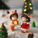 1Pair Cute Mini Lovers Couples Miniature Landscape DIY Ornament Home Garden Dollhouse Decor Ornament Christmas Gift