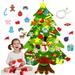 JAGOCY Felt Christmas Tree DIY Christmas decorations Children s Puzzle Felt Christmas Tree Toys Christmas Tree gifts for boys and girls