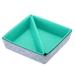 Uxcell Felt Drawer Organizer 3 Pack Square & Triangle Desk Drawers Organizers Tray Gray