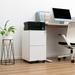 Secure File Cabinet - White