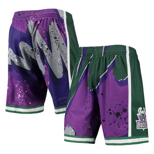 Lila Milwaukee Bucks Hardwood Classics 2000 Hyper Hoops Swingman-Shorts für Herren von Mitchell & Ness