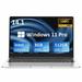 Auusda 14.1-inch laptop 8GB DDR4 512GB SSD HDMI-enabled Windows 11 laptop (Quad-core Intel Celeron J4125 up to 2.7GHz FHD 1920x1080 laptop)
