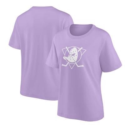 Übergroßes T-Shirt mit Mono-Logo-Grafik der Anaheim Ducks Fanatics – Damen Image