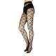 Ladies 1 Pair Trasparenze Phuket Lurex Sparkle Diamond Check Tights Black Extra Large