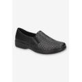 Women's Eternity Casual Flat by Easy Street in Black Woven (Size 9 M)