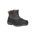 Wide Width Women's Lumi Ankle Zip Wateproof Bootie by Propet in Grey (Size 8 W)