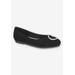 Women's Dia Casual Flat by Easy Street in Black Lamy (Size 10 M)