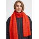 Strickschal FRANSA "Fransa FRSANDY SC 1" Gr. ONE SIZE, rot (red alert melange) Damen Modetücher Modeschals