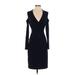 Lauren by Ralph Lauren Casual Dress: Blue Dresses - Women's Size 4