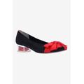 Women's Jollee Pump by J. Renee in Black Red (Size 7 M)