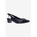 Wide Width Women's Bagley Pump by J. Renee in Black (Size 10 W)