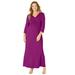 Plus Size Women's AnyWear Medallion Maxi Dress by Catherines in Berry Pink (Size 5X)