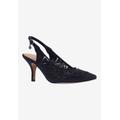 Wide Width Women's Vanani Pump by J. Renee in Black (Size 8 W)