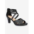 Women's Crissa Casual Sandal by Easy Street in Black (Size 7 1/2 M)