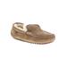 Wide Width Women's Callie Moc Slippers by LAMO in Chestnut (Size 7 W)