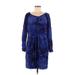 Rebecca Taylor Casual Dress - Mini: Purple Dresses - Women's Size 2