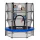 FK Sports 40”/48” Foldable fitness Trampoline, Mini Rebounder with Adjustable U or T Bar Foam Handle For Kids Adults Fitness Body Exercise Max Load 140kg