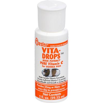 Oasis Vita-Drops Concentrated High Potency Pure C for Guinea Pigs, 2 fl. oz.