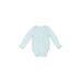 Baby Gap Long Sleeve Onesie: Blue Bottoms - Size 0-3 Month